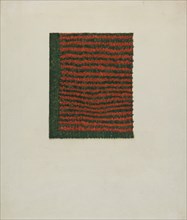 Shaker Textile, c. 1936. Creator: Helen E. Gilman.