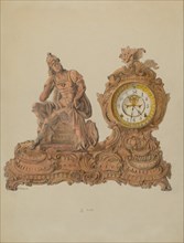 Ansonia Clock, c. 1936. Creator: Edith Magnette.