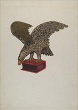 Spread Eagle on Bible, c. 1937. Creator: Joseph Goldberg.