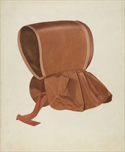 Shaker Bonnet, c. 1937. Creator: Joseph Goldberg.