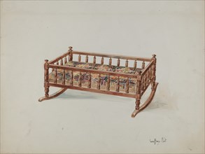 Doll's Cradle, c. 1937. Creator: Geoffrey Holt.