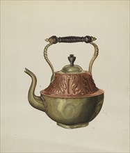 Teapot, c. 1937. Creator: Henry Meyers.