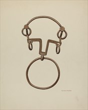 Ring Bit, c. 1938. Creator: Gordena Jackson.