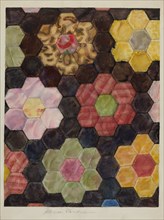Velvet Pieced Quilt, c. 1938. Creator: Cora Parker.