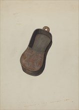 Pa. German Shoemaker's Peg Box, c. 1940. Creator: Elmer R. Kottcamp.