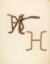 Branding Iron, c. 1942. Creator: Elizabeth Johnson.