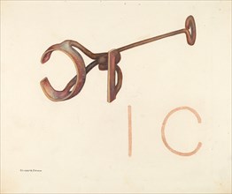 Branding Iron, c. 1942. Creator: Elizabeth Johnson.