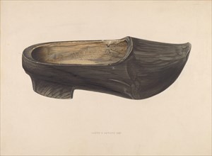 Wooden Shoe, 1937. Creator: Lloyd Charles Lemcke.