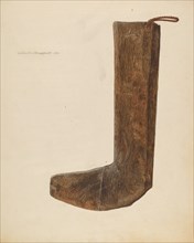 Boot Form, 1938. Creator: Albert Geuppert.