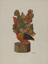 Pa. German Bird, 1935/1942. Creator: Frances Lichten.