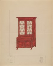 Bookcase, 1935/1942. Creator: Henry Meyers.