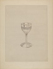Wine Glass, c. 1936. Creator: Gertrude Lemberg.