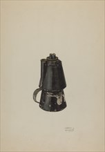 Petticoat Lamp, c. 1937. Creator: Harry Grossen.