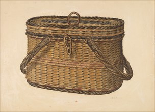 Cap Basket, c. 1938. Creator: Samuel O. Klein.