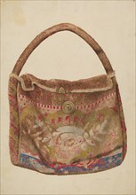 Carpet Bag, c. 1939. Creator: Samuel O. Klein.