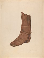 Child's Boot, c. 1940. Creator: LeRoy Griffith.