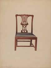 Chair, 1935/1942. Creator: Henry Granet.