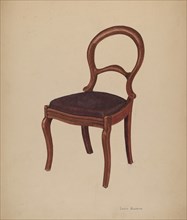 Parlor Chair, c. 1940. Creator: LeRoy Griffith.