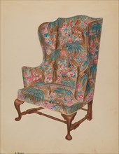 Easy Chair, 1937. Creator: Arthur Johnson.