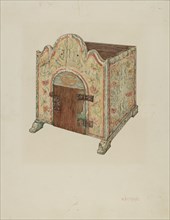 Tabernacle (Ecclesiastical Furniture), 1939. Creator: William Kieckhofel.