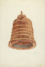 Wooden Bell, c. 1940. Creator: Edward Jewett.
