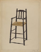 High Chair, 1936. Creator: Nicholas Gorid.