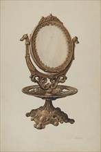 Dressing Mirror, 1938. Creator: Samuel O. Klein.