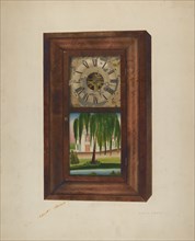 Painted Clock, 1940. Creator:  John Koehl.