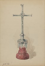 Crucifix, c. 1936. Creator: Geoffrey Holt.
