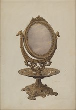 Dressing Mirror, c. 1938. Creator: Samuel O. Klein.