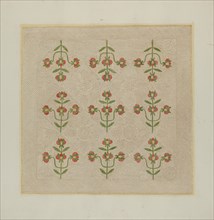 Quilt - Tulip Pattern, c. 1939. Creator: Fred Hassebrock.