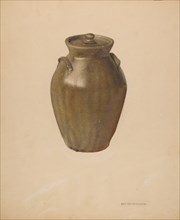 Covered Jar, probably 1939. Creator: George Loughridge.