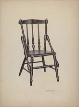 Child's Chair, c. 1941. Creator: Violet Hartenstein.