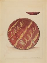 Plate, c. 1936. Creator: Gertrude Lemberg.
