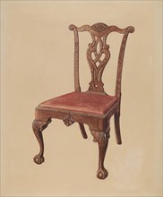 Chair, 1935/1942. Creator: Bernard Gussow.