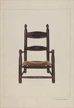 Child's Chair, c. 1937. Creator: Gordena Jackson.