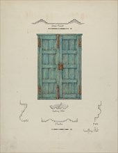Doors (Inside View), c. 1939. Creator: Geoffrey Holt.