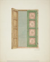 Doors, c. 1939. Creator: Edward Jewett.