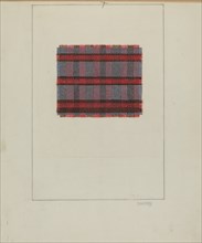 Homespun Cloth, 1937. Creator: Frank J Mace.