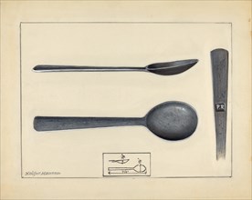 Spoon, 1935/1942. Creator: Holger Hansen.