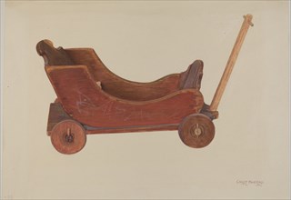 Doll Cart, c. 1937. Creator: Chris Makrenos.