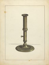 Candlestick, c. 1939. Creator: Jules Lefevere.