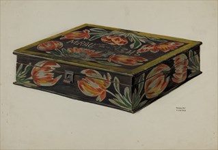 Pa. German Box, c. 1937. Creator: Frances Lichten.