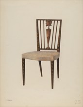 Side Chair, c. 1939. Creator: Charles Henning.