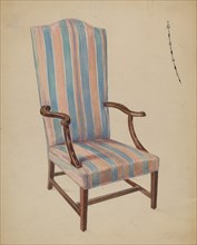 Chair, c. 1936. Creator: Bernard Gussow.