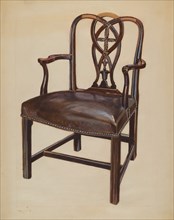Chair, 1935/1942. Creator: Rolland Livingstone.