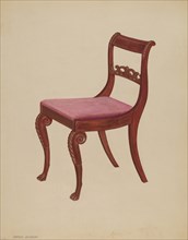 Side Chair, 1937. Creator: Arthur Johnson.