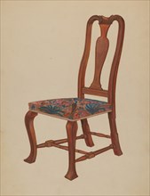 Chair for Bliss House, 1935/1942. Creator: Arthur Johnson.