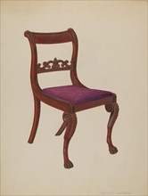 Chair, 1935/1942. Creator: Arthur Johnson.