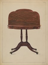 Table Pedestal, c. 1939. Creator: Nicholas Gorid.